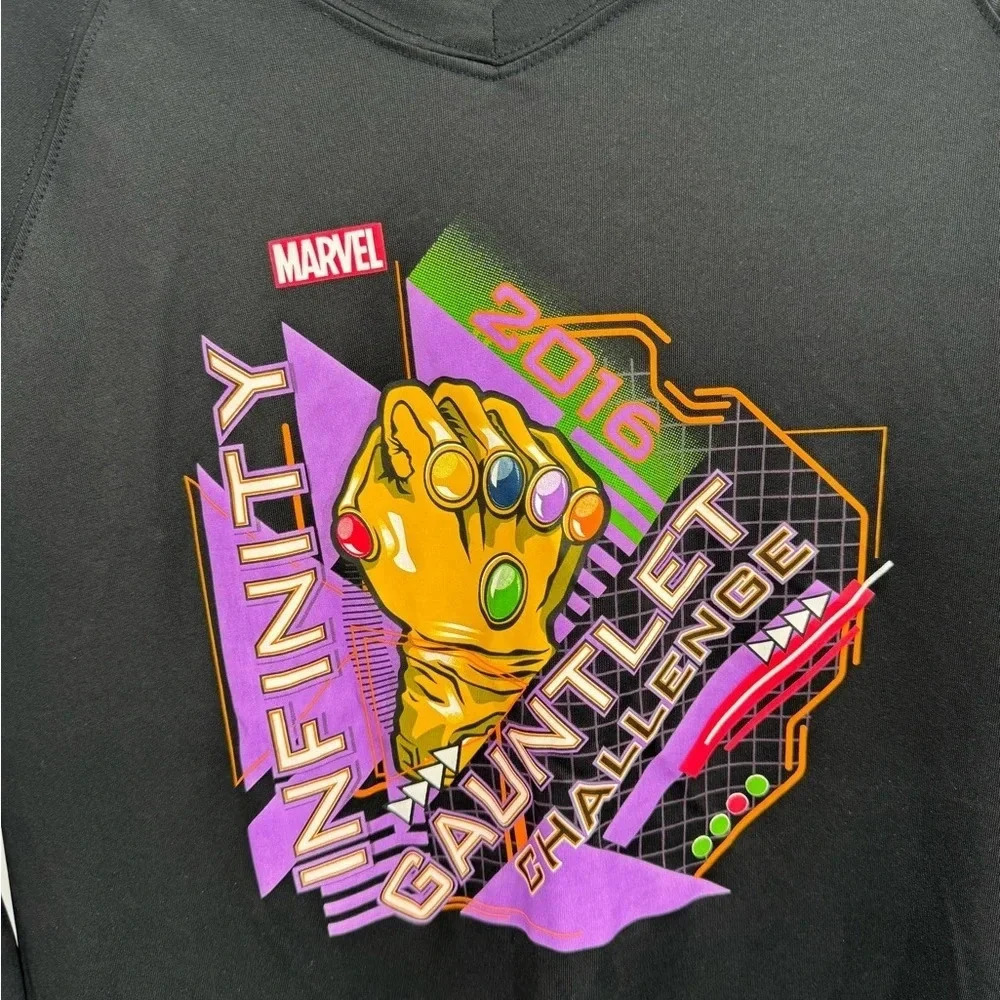 RUN DISNEY MARVEL INFINITY GAUNTLET 2016 CHALLENGE WOMENS M JERSEY - Picture 2 of 7